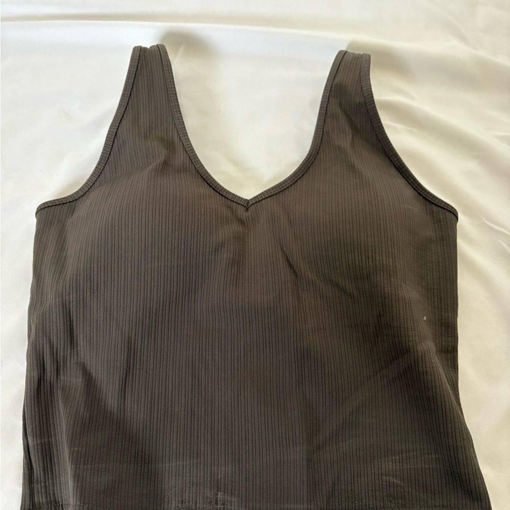 Senita Athletics Ash Ribbed Tank